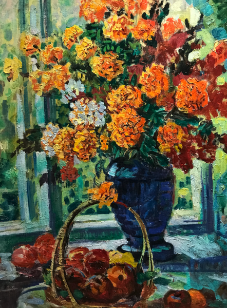 Flowers in the window from 1600 euro now 600 euro