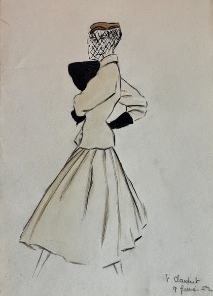 Model New Look style Dior