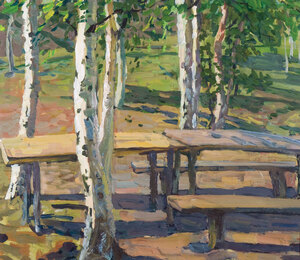 Under the birch trees from 400 now 150 euro