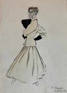 Model New Look style Dior